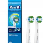 سری یدک مسواک برقی اورال بی مدل PRECISION CLEAN بسته 2 عددی
