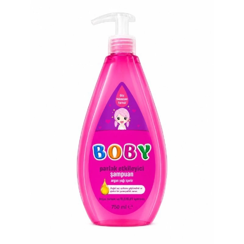 boby pink شامپو کودک بوبی (Boby) حاوی روغن آرگان (صورتی) - Image 1