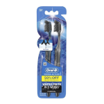 مسواک اورال بی (Oral-B) مدل Cross Action Charcoal بسته ۲ عددی (زبری نرم)